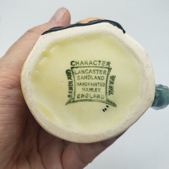 Sandland Character Ware Mini “Sairey Gamp” Toby Jug Hand‎ Painted Lancaster '50s - Picture 6 of 9